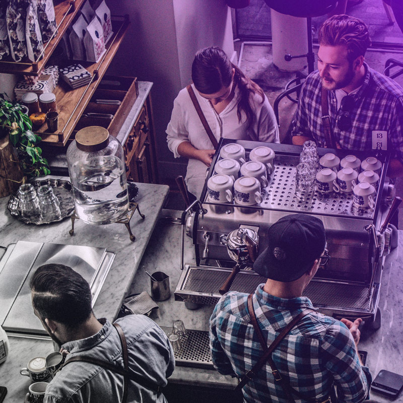 coffeeshop workers